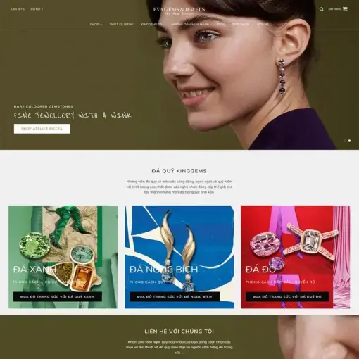Theme WordPress bán trang sức 02