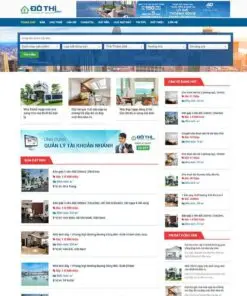 Theme WordPress bất động sản số 28