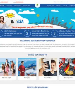 Theme WordPress công ty làm visa